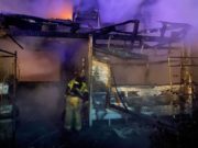 Жилой дом сгорел в Майме Жилой дом сгорел в Майме