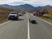 Автомобиль столкнулся с мотоциклом в Онгудайском районе Автомобиль столкнулся с мотоциклом в Онгудайском районе