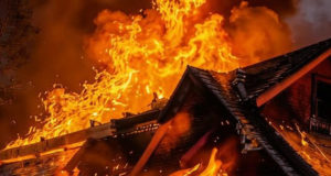 Нетрезвый рассерженный горожанин попытался сжечь дом подруги и кафе