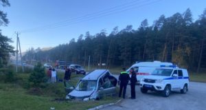 23-летняя девушка загнала Nissan X-Trail в кювет в Чепоше