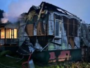 Жилой дом сгорел в Кызыл-Озеке Жилой дом сгорел в Кызыл-Озеке