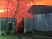 Жилой дом горел в Кызыл-Озеке