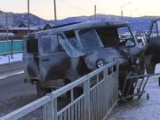 В Ябогане УАЗ влетел в дорожное ограждение, погиб водитель