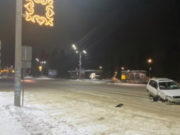 Ночью в Горно-Алтайске столкнулись две иномарки Ночью в Горно-Алтайске столкнулись две иномарки