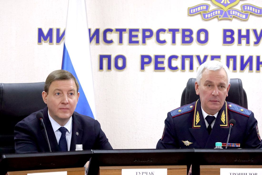 Полицейские республики подвели итоги работы за 2024 год 