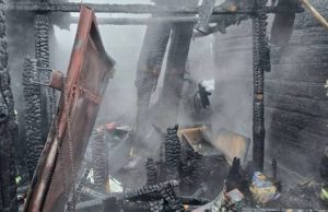 На улице Фурманова в Горно-Алтайске произошел пожар