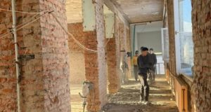В лицее № 1 продолжается капремонт