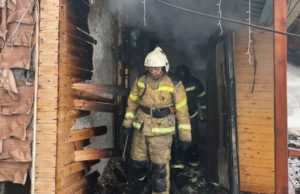 Крупный пожар произошел в Майме Крупный пожар произошел в Майме