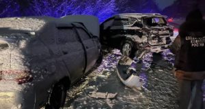В аварии на объездной дороге серьезно пострадал инспектор ДПС
