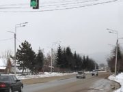 На Трактовой в Горно-Алтайске заработал светофор с кнопкой вызова для пешеходов