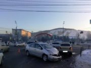 Три иномарки столкнулись в Горно-Алтайске