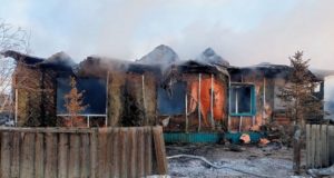 Крупный пожар в Кош-Агаче: сгорел жилой дом