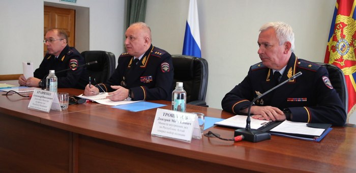 Республику Алтай посетил замминистра внутренних дел России Александр Кравченко