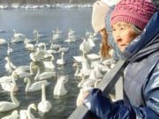 Постояльцы дома-интерната «Алтай» побывали в лебедином заказнике