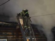 Крупный пожар произошел в Караколе