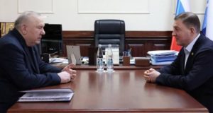 Андрей Турчак встретился с Героем России Владимиром Шамановым Андрей Турчак встретился с Героем России Владимиром Шамановым