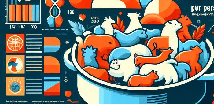 Россия достигла рекордного уровня потребления протеина животного происхождения – 27,9 кг на человека