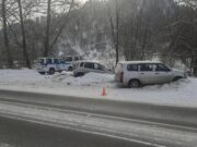В столкновении двух иномарок у Соузги пострадали водитель и пассажирка В столкновении двух иномарок у Соузги пострадали водитель и пассажирка