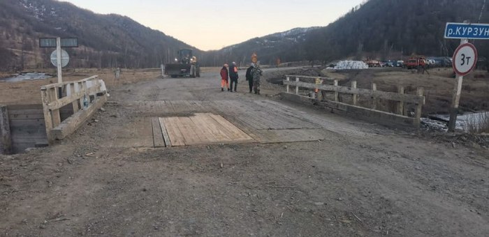Мост у села Барагаш починили, проезд восстановлен