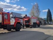 В Майме на Советской случился пожар в магазине В Майме на Советской горел магазин