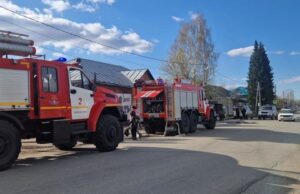 В Майме на Советской горел магазин