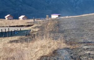 Травяной и лесной пожар произошли в Чемальском районе Травяной и лесной пожар произошли в Чемальском районе