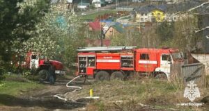 В Горно-Алтайске случился пожар в жилом доме
