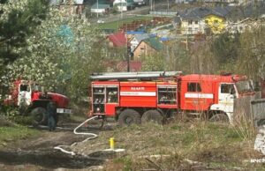 В Горно-Алтайске случился пожар в жилом доме