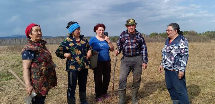 Травяной пожар потушили в Чойском районе