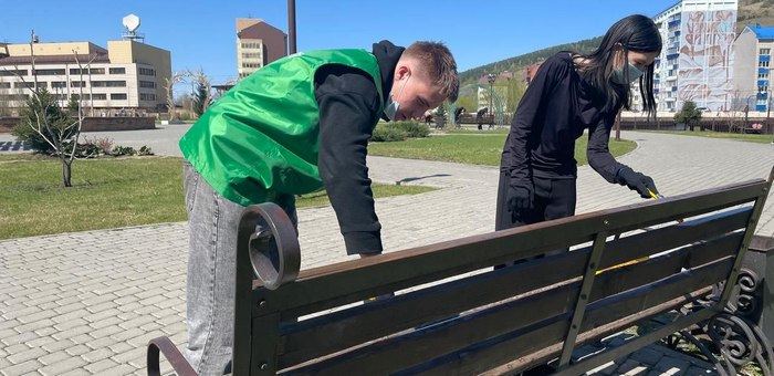 Субботник прошел в Горно-Алтайске