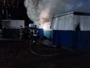 На стройке нового «платовского» моста произошел пожар На стройке нового «платовского» моста произошел пожар