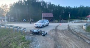 Мотоциклист получил травмы в ДТП с иномаркой у Манжерока Мотоциклист пострадал в ДТП с иномаркой у Манжерока
