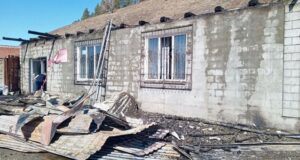 В Паспауле горел магазин промтоваров