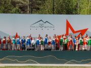 День Великой Победы встретили на курорте «Манжерок»