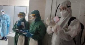 Антихолерные учения прошли в аэропорту