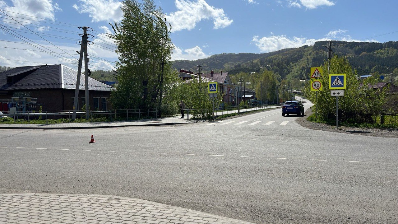 Турист из Кемерова устроил ДТП с мотоциклом в Горно-Алтайске
