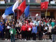 Легкоатлетическая эстафета, посвященная 80-летию Победы, прошла в Усть-Коксе