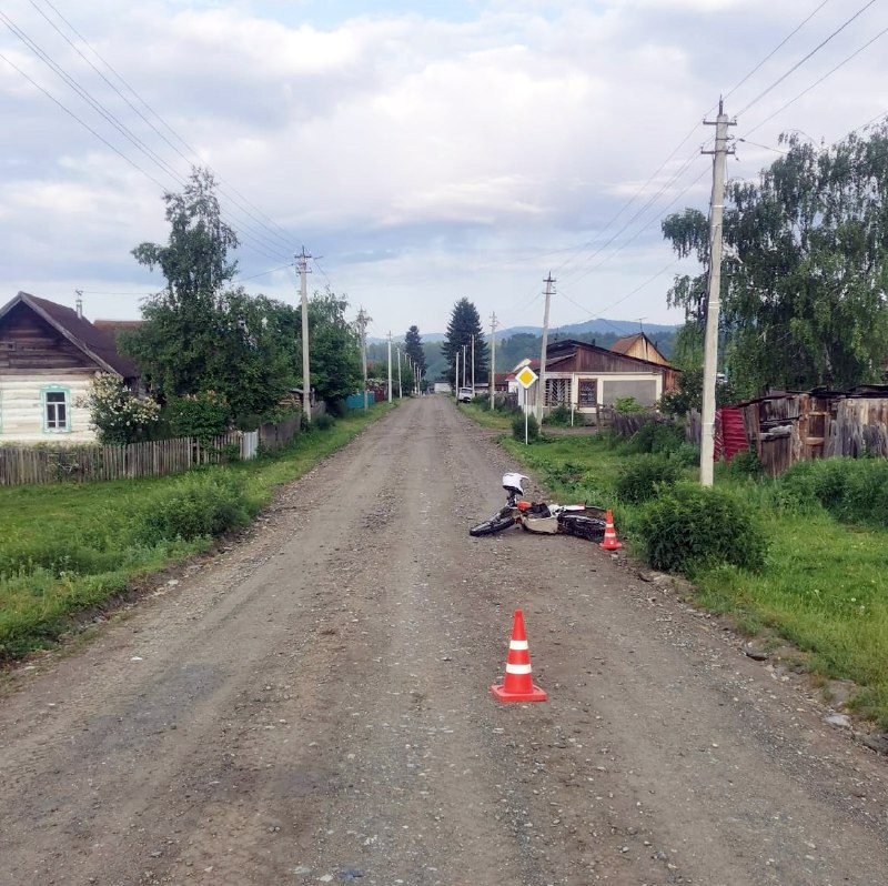 Пьяный мотоциклист впал в кому после ДТП в Усть-Коксе 