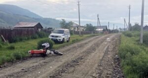 Пьяный мотоциклист впал в кому после ДТП в Усть-Коксе Пьяный мотоциклист впал в кому после ДТП в Усть-Коксе