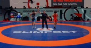 Баатыр Ечешев стал бронзовым призером чемпионата России по греко-римской борьбе