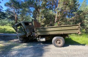 Авария с грузовым автомобилем, водитель госпитализирован