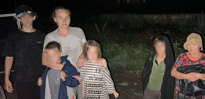 При спуске с Бабыргана заблудилась семья