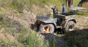 Квадроцикл сорвался в обрыв в Карыме, пострадали четыре человека Квадроцикл сорвался в обрыв в Карыме, пострадали четыре человека