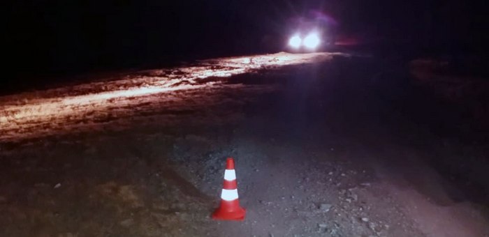 Новосибирец перевернулся на снегоболотоходе в Кош-Агачском районе