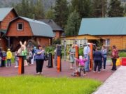 В селе Усть-Муны открыли новый сквер