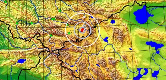 Очередное небольшое землетрясение произошло в Кош-Агачском районе