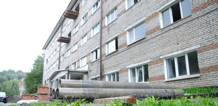 В общежитии политехнического колледжа проходит капремонт