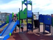 В Майме открыли новую спортивно-игровую площадку