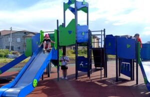 В Майме открыли новую спортивно-игровую площадку