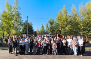 Обновленная дворовая площадка открылась в Горно-Алтайске